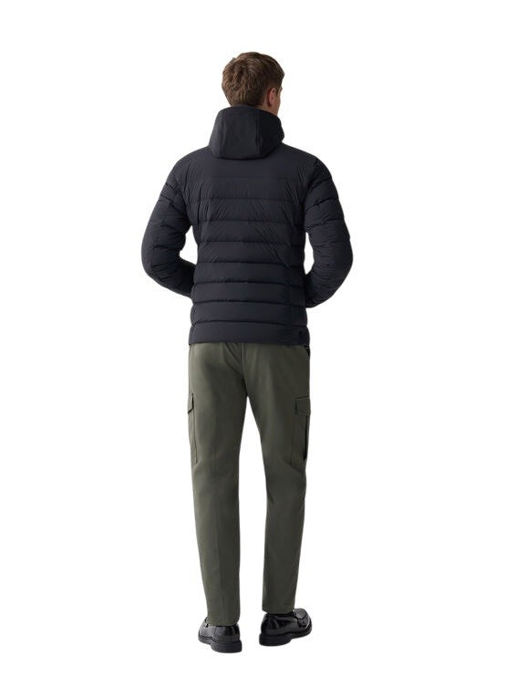 Colmar Originals Quilted Black Down Jacket With Hood