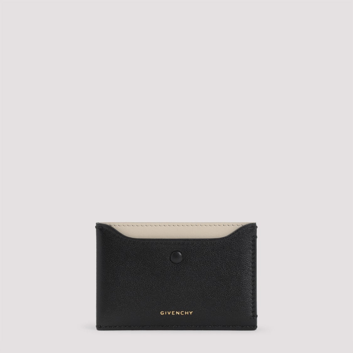 Givenchy Textured Leather Cardholder With Smooth Top