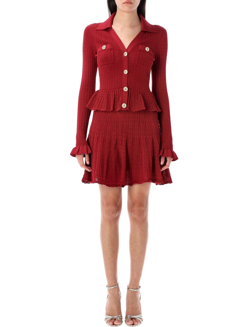 Self-Portrait Knit Mini Dress