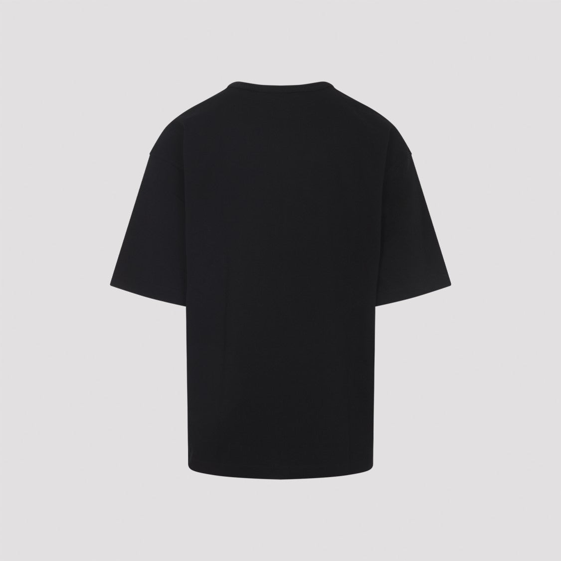 Lemaire Boxy Short Sleeves Black Cotton T-Shirt
