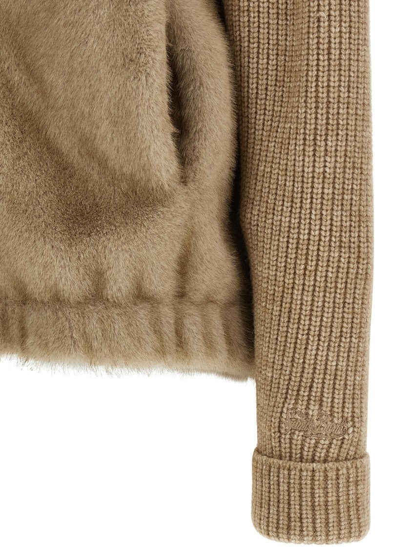 Mc2 Saint Barth Faux Fur Bomber Jacket