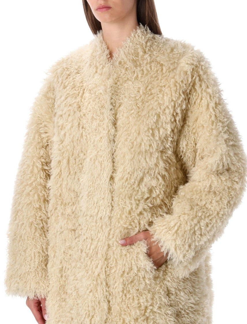 Stand Studio Carolina Eco Fur Curl Coat