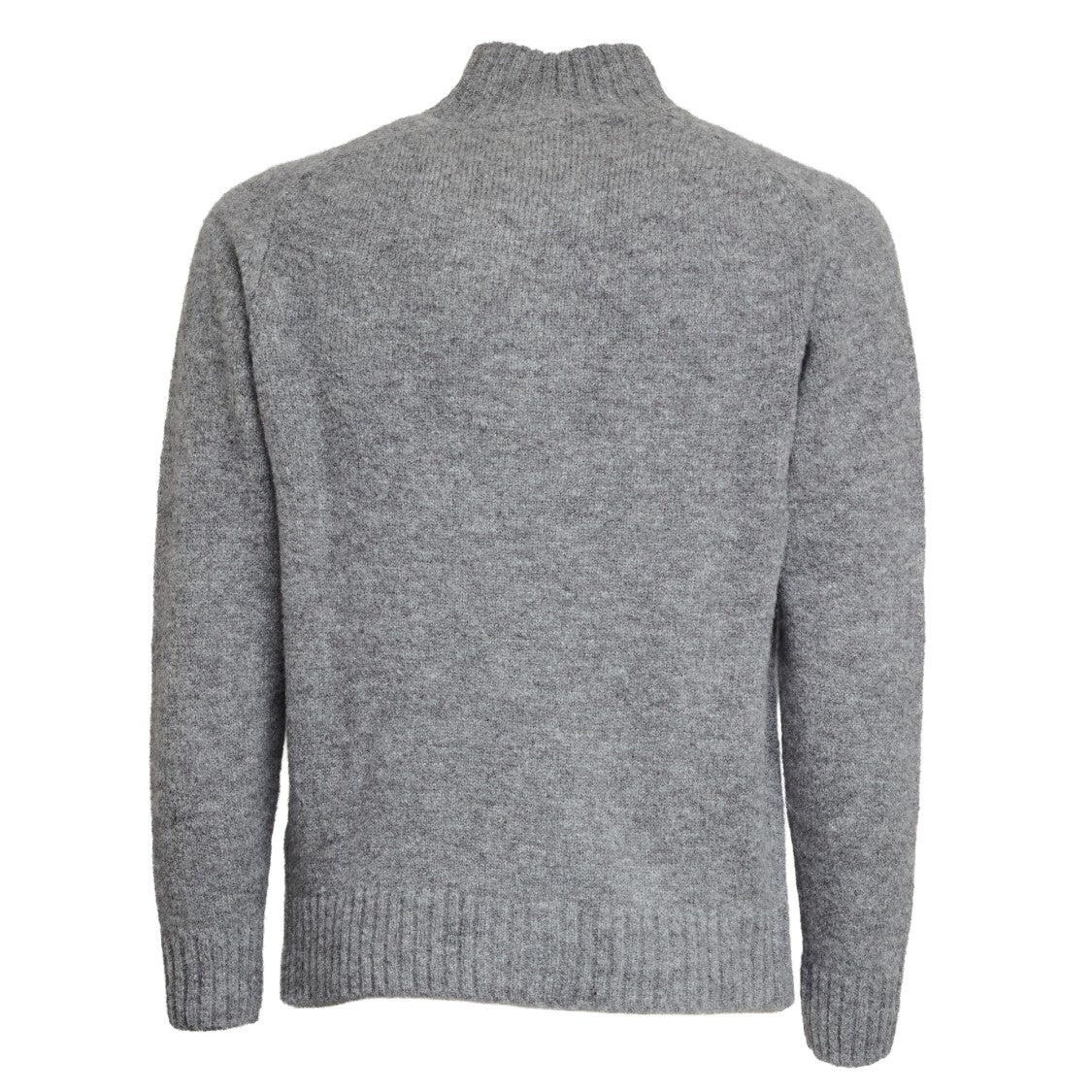 Filippo De Laurentiis Regular Fit Alpaca Blend Sweater With Stand-Up Collar
