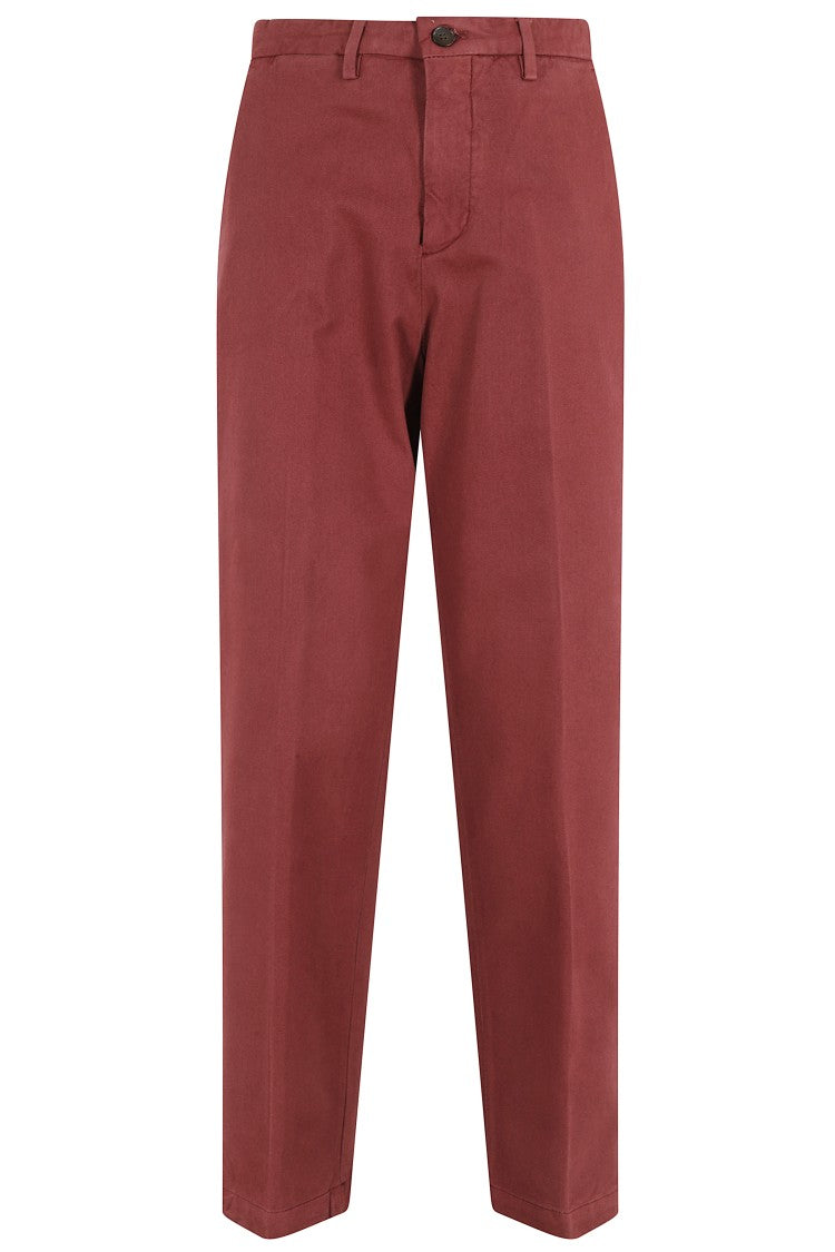 Briglia Tailored Slim Fit Pants In Soft Modal Blend