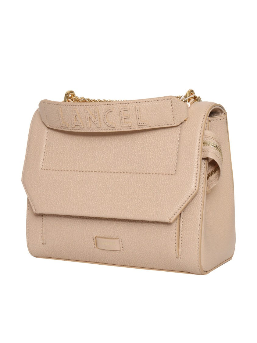 Lancel Sac Rabat M Medium Textured Calfskin Shoulder Bag