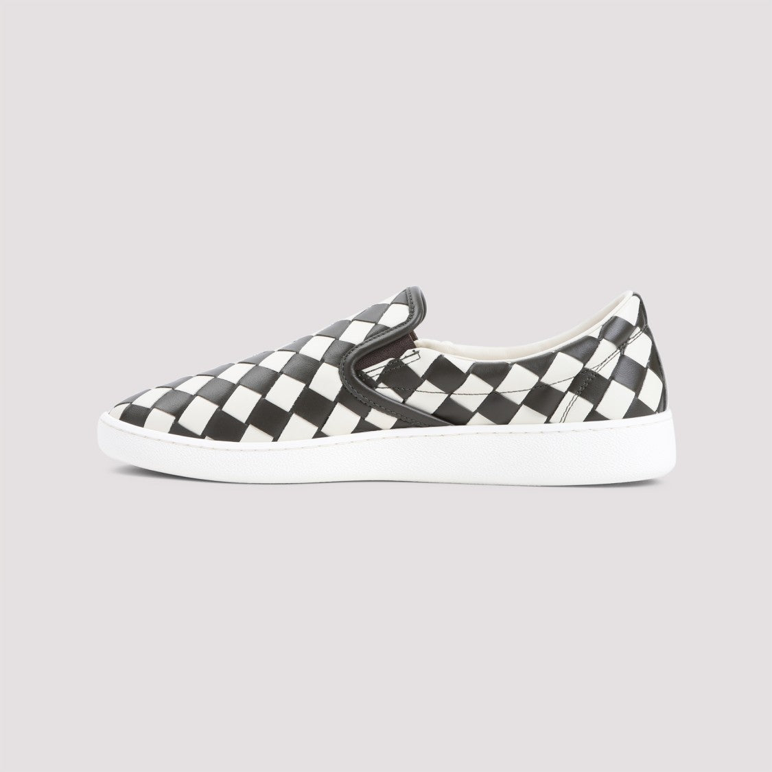 Bottega Veneta Checkerboard Slip-On Sneakers