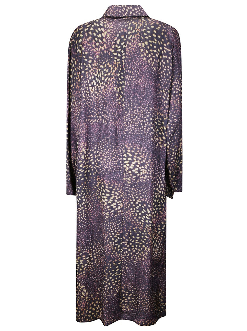 Dries Van Noten Printed Trench Coat