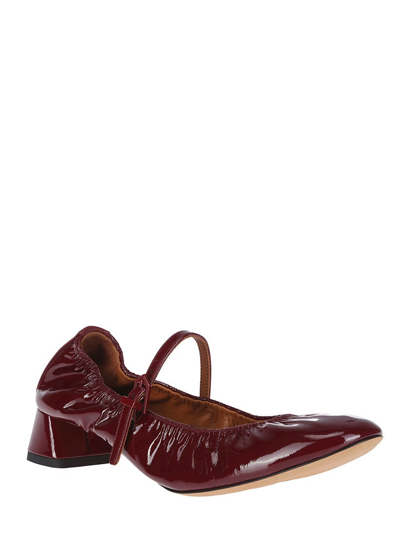 Lanvin Ballerina With Strap And Heel