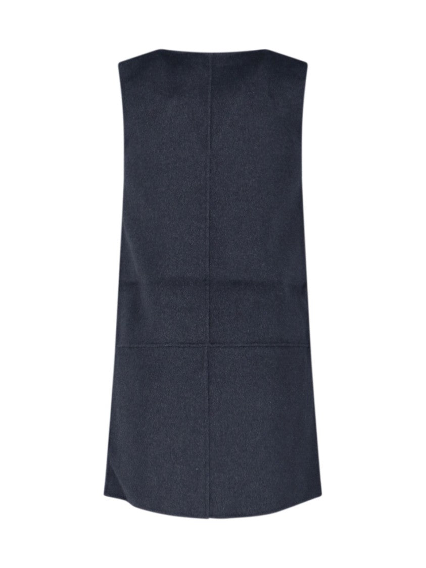 Calvin Klein Embroidered Midi Dress – Grey