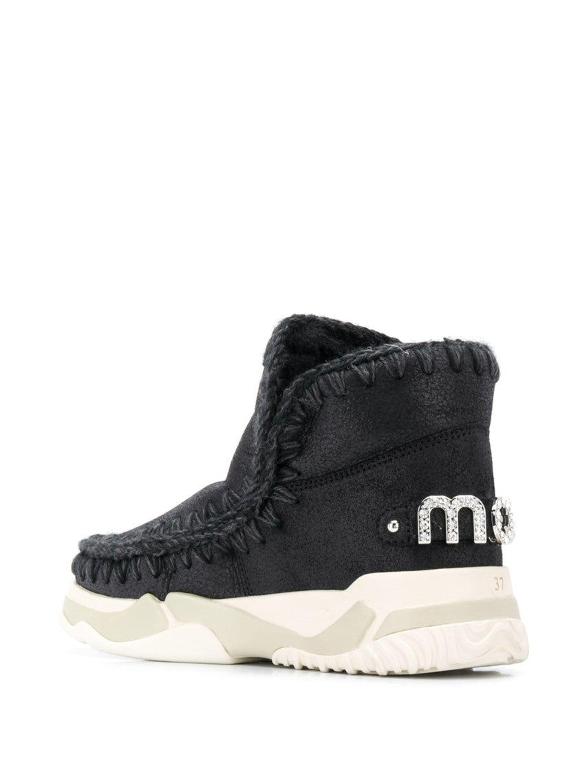Mou Eskimo Trainer Logo Rhinestone