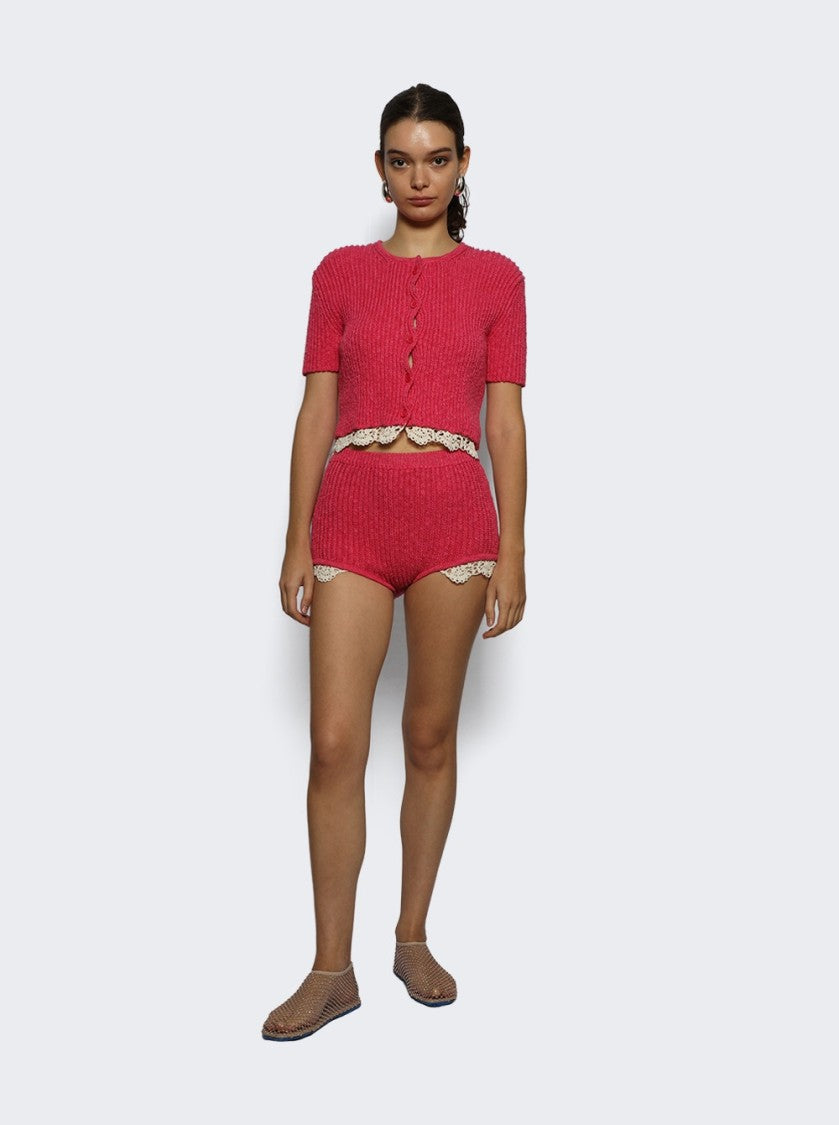 Magda Butrym Knitwear 09 Cardigan Pink
