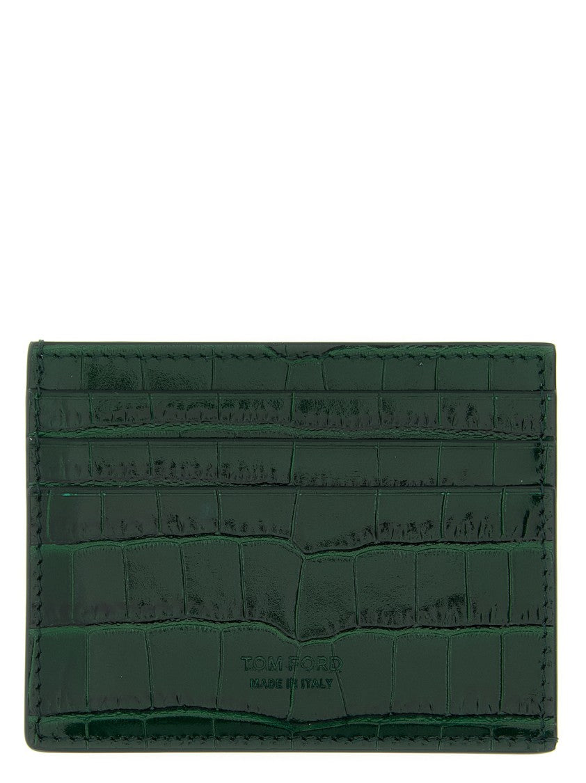 Tom Ford Crocodile Leather Card Holder