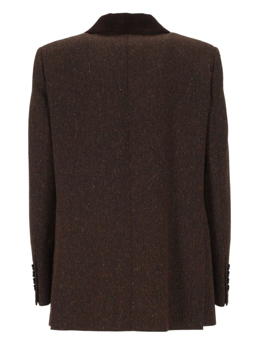 Blaze Tailored Brown Jacket With Notched Lapel