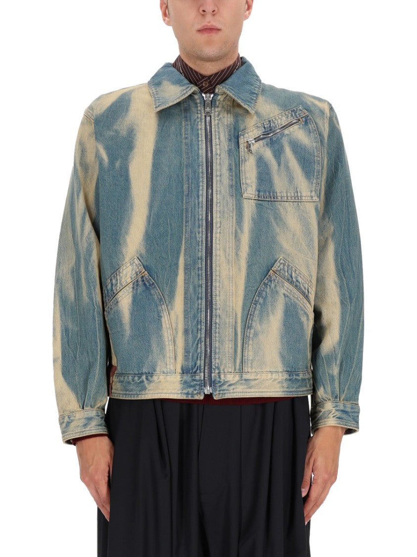Vivienne Westwood Boxy Cropped Denim Jacket