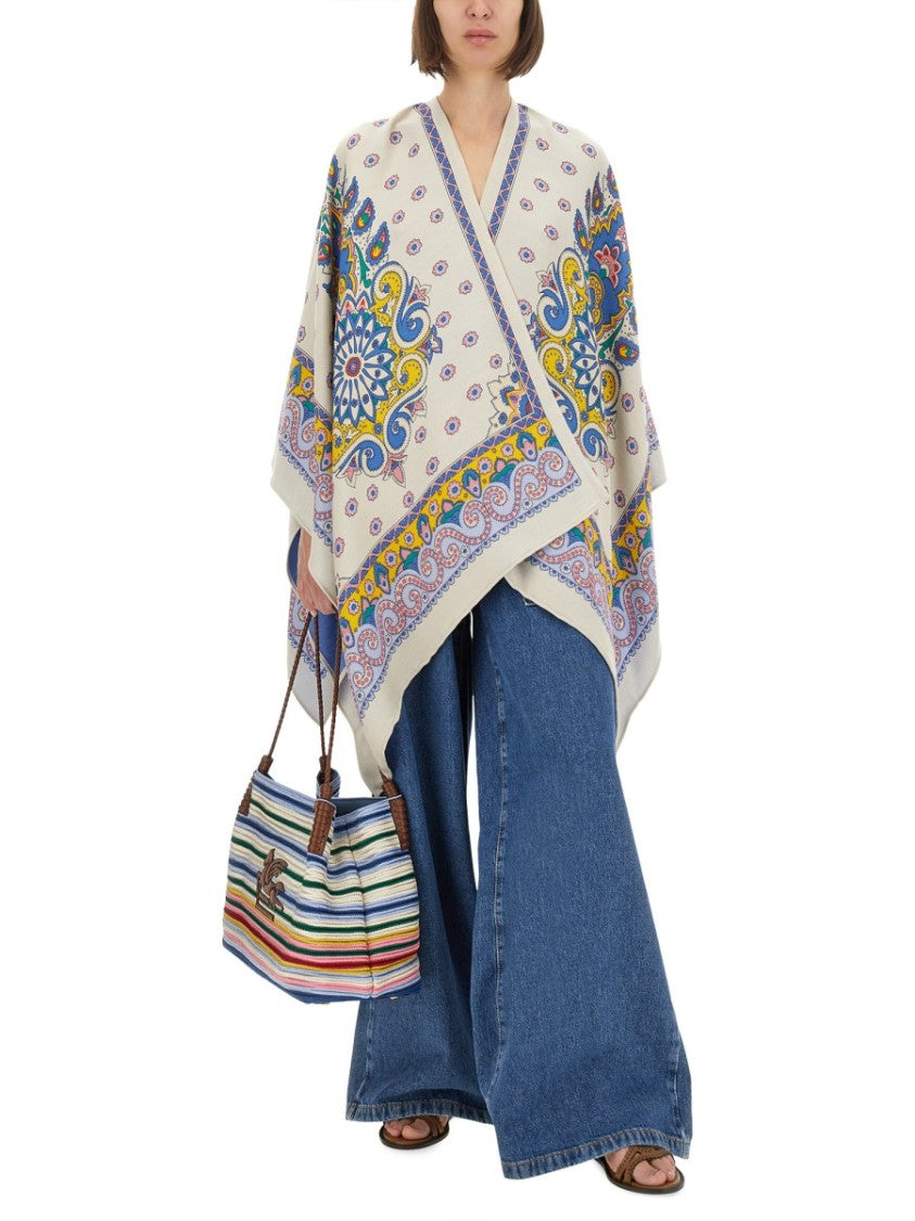 Etro Paisley Pattern Cape