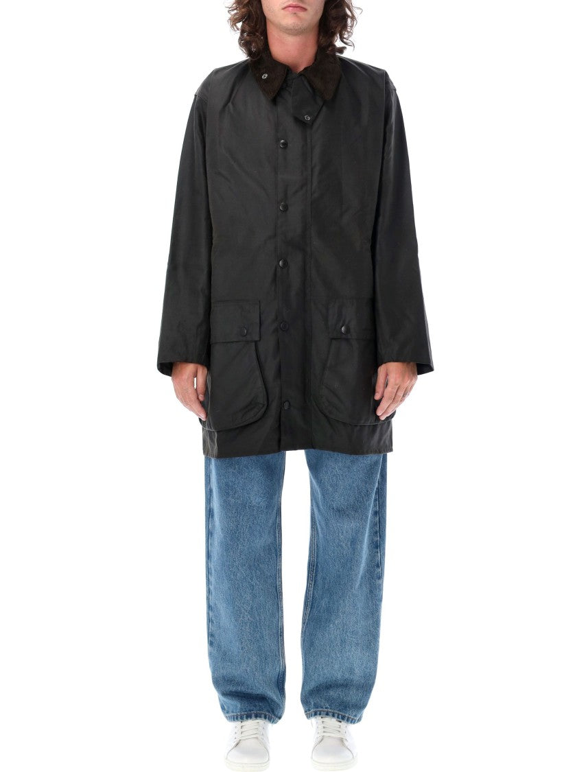 Barbour Northunmbria Mid-Length Jacket With Structured Silhouette