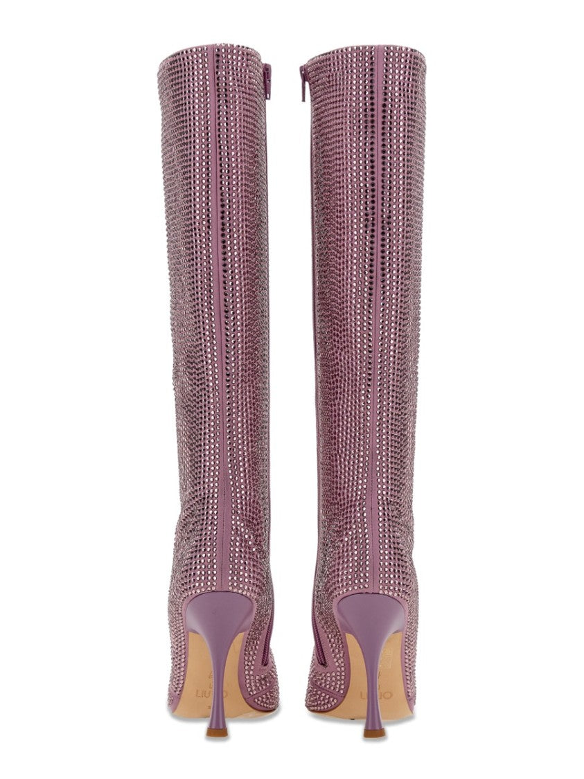 Leonie Hanne X Liu Jo High Boots With Rhinestones