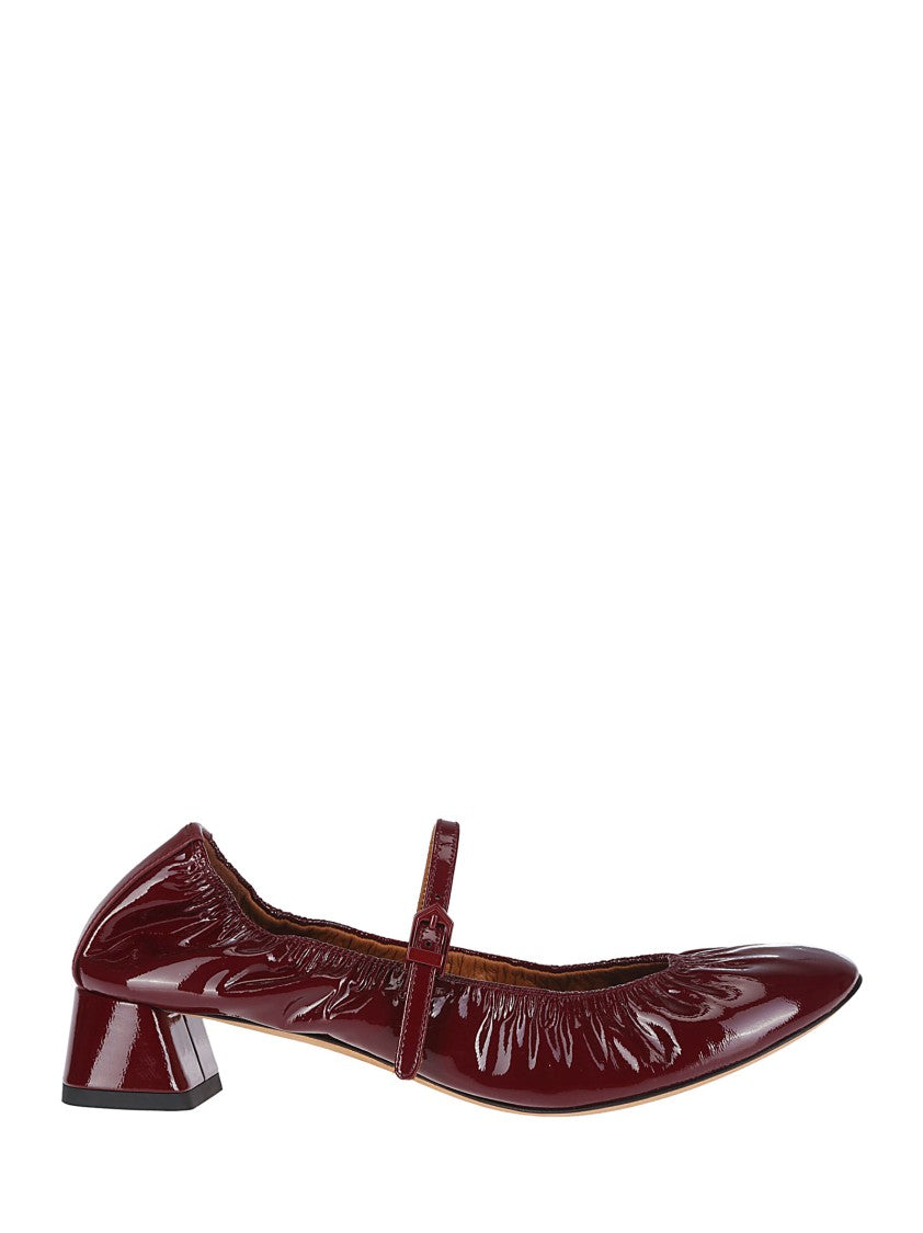 Lanvin Ballerina With Strap And Heel
