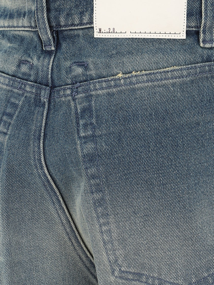 Random Identities Distressed Straight-Leg Jeans
