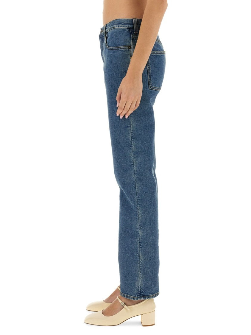 Burberry Classic Five-Pocket Straight Fit Jeans
