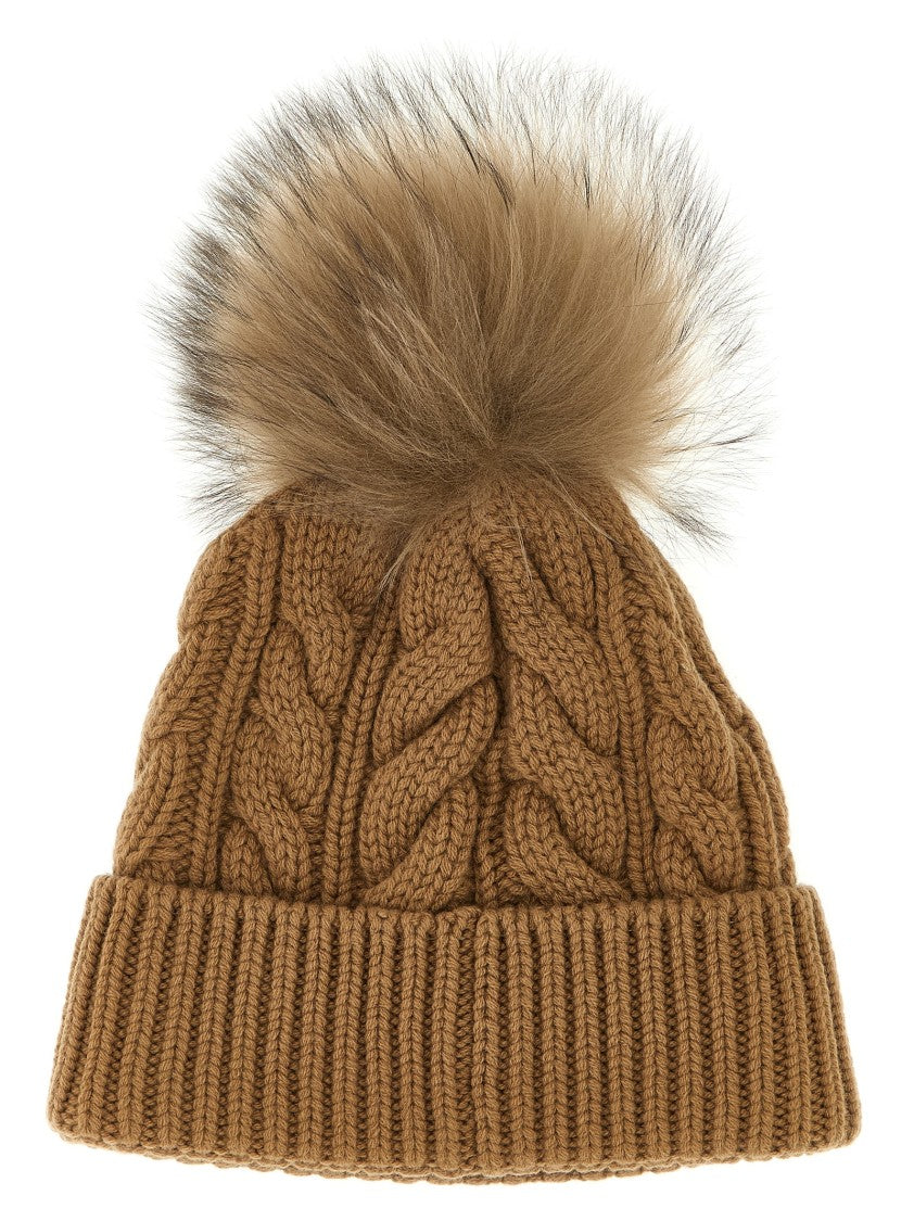 Moncler Grenoble Pompon Braided Cap