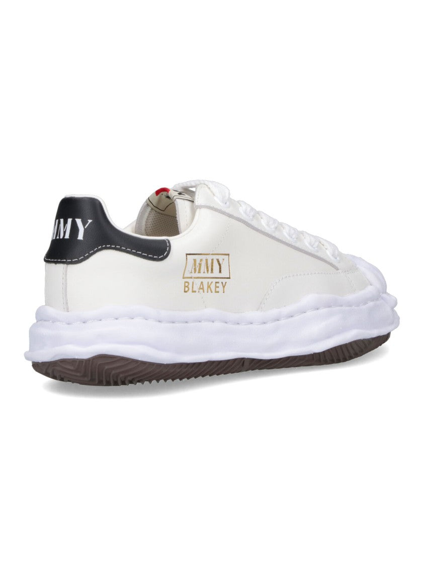Maison Mihara Yasuhiro White Leather Sneakers