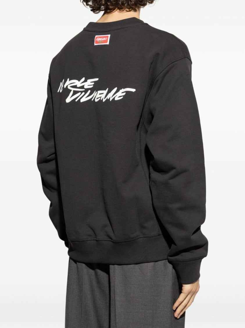 Kenzo Crew Neck Black Sweatshirt