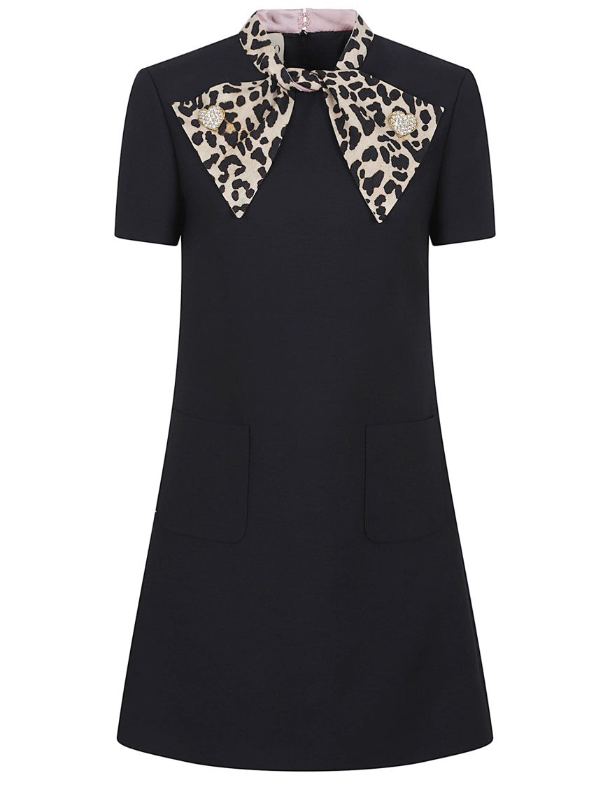 Valentino Garavani Structured Mini Crepe Couture Dress