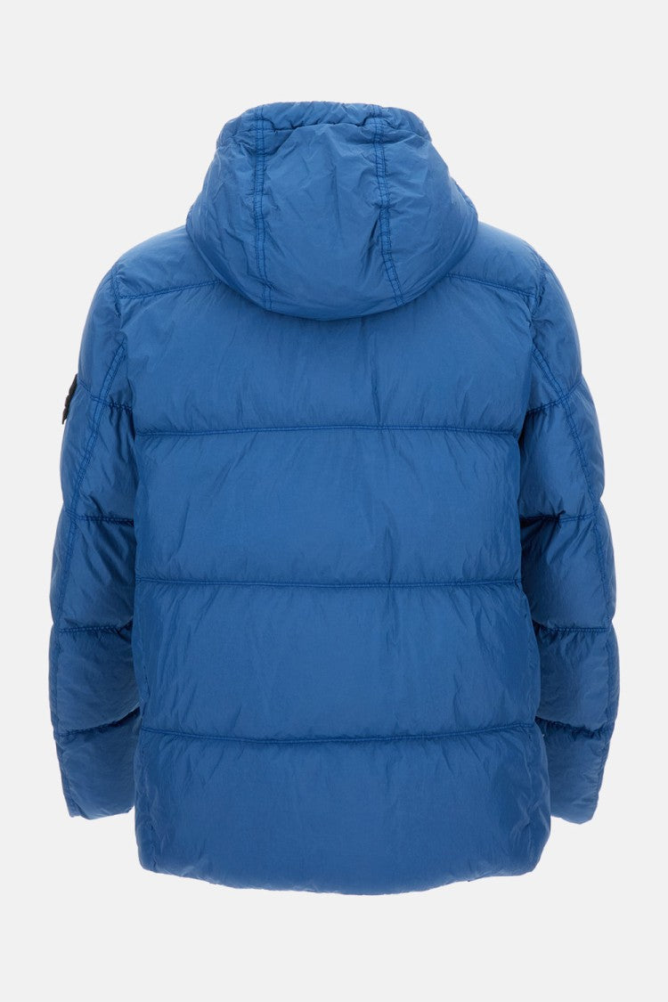 Stone Island Light Blue Oversized Down Jacket