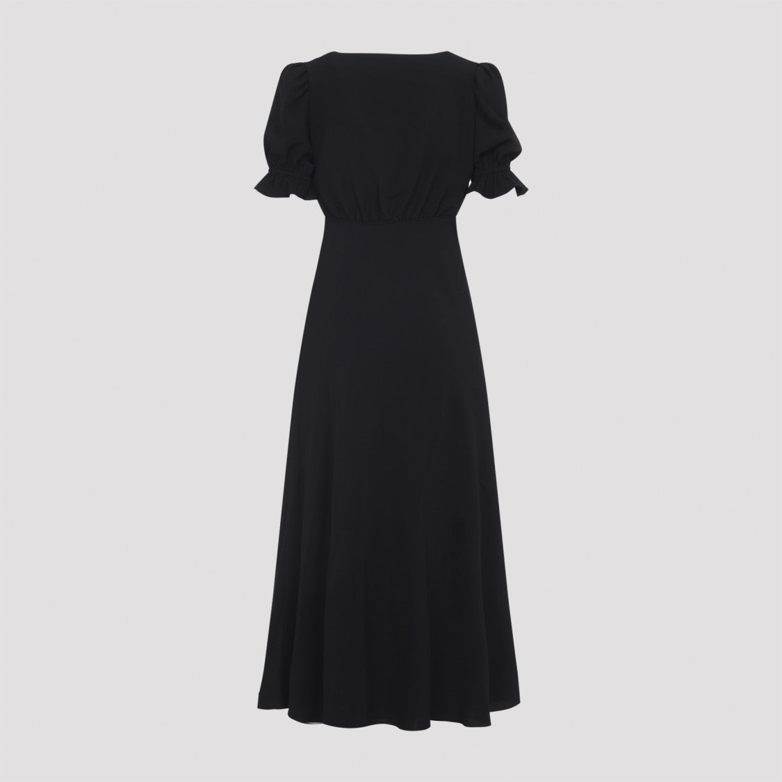 Chloé Flowing Midi Dress With Fitted Bodice