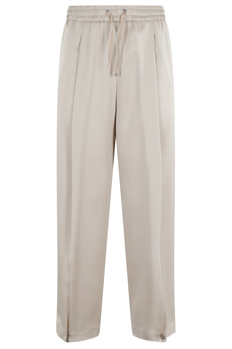 Herno Relaxed Fit Trousers With Adjustable Ankle