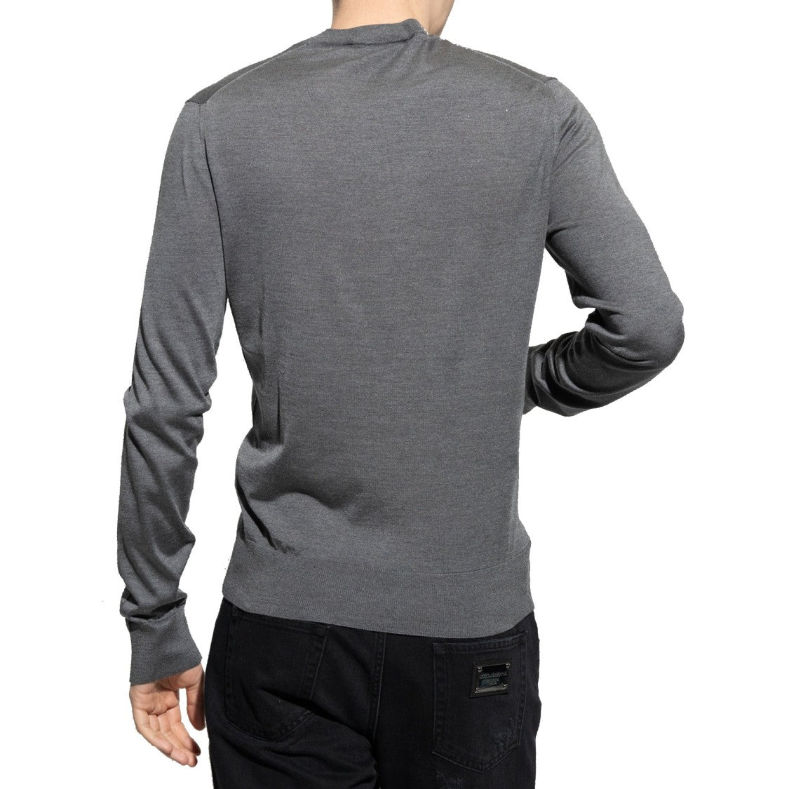 Dolce & Gabbana Grey Long-Sleeves T-Shirt