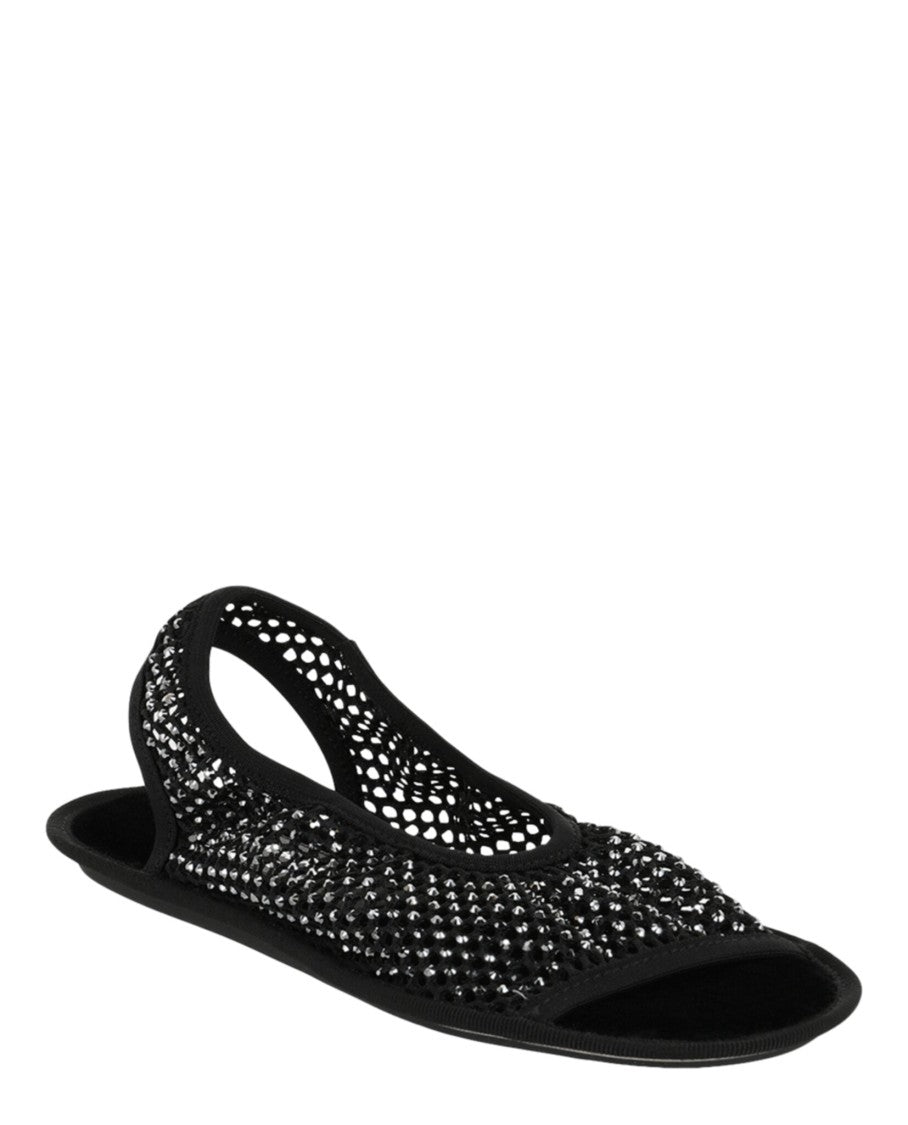 Ferragamo Anio Crystal Embellished Slingback Sandals