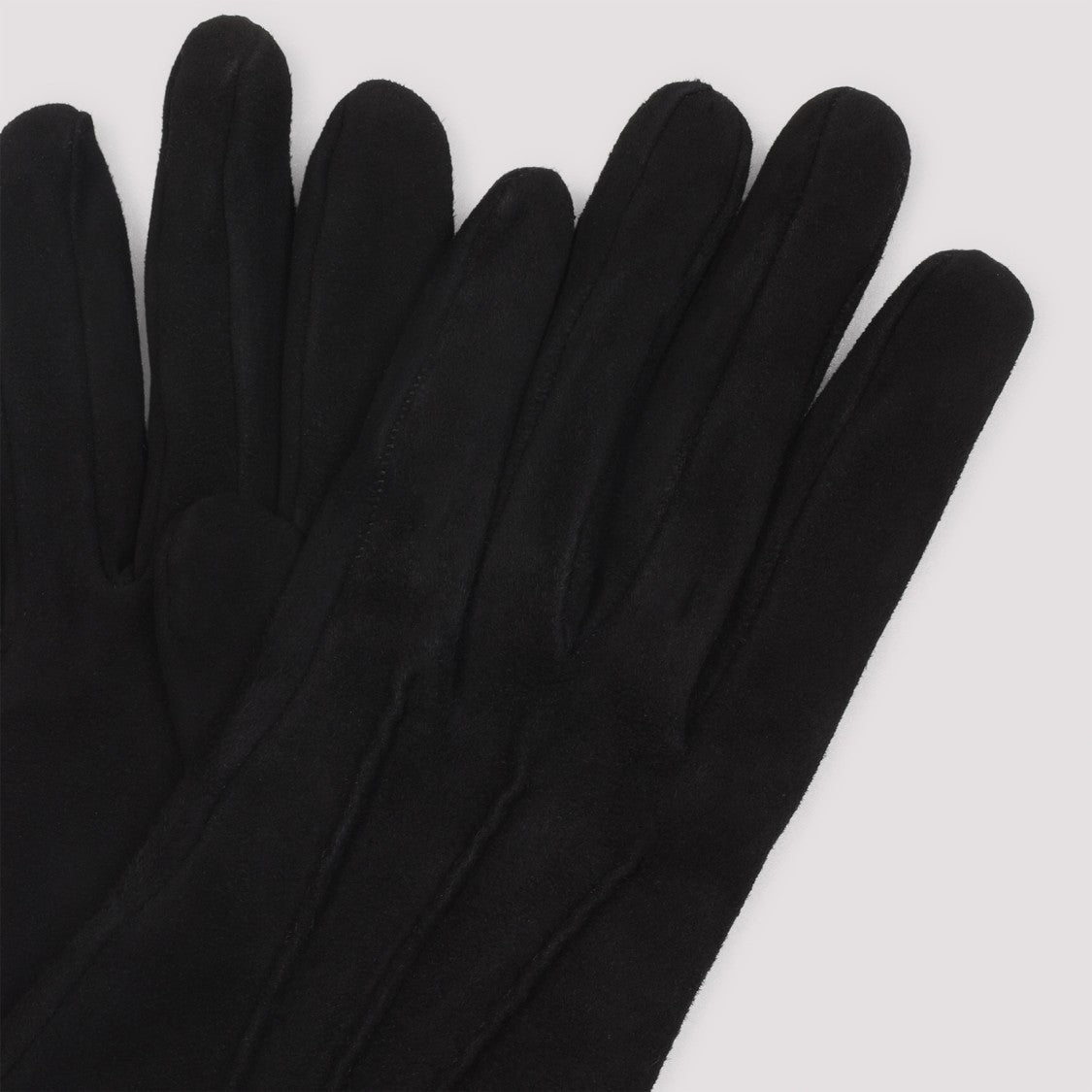 Giorgio Armani Black Lamb Leather Gloves