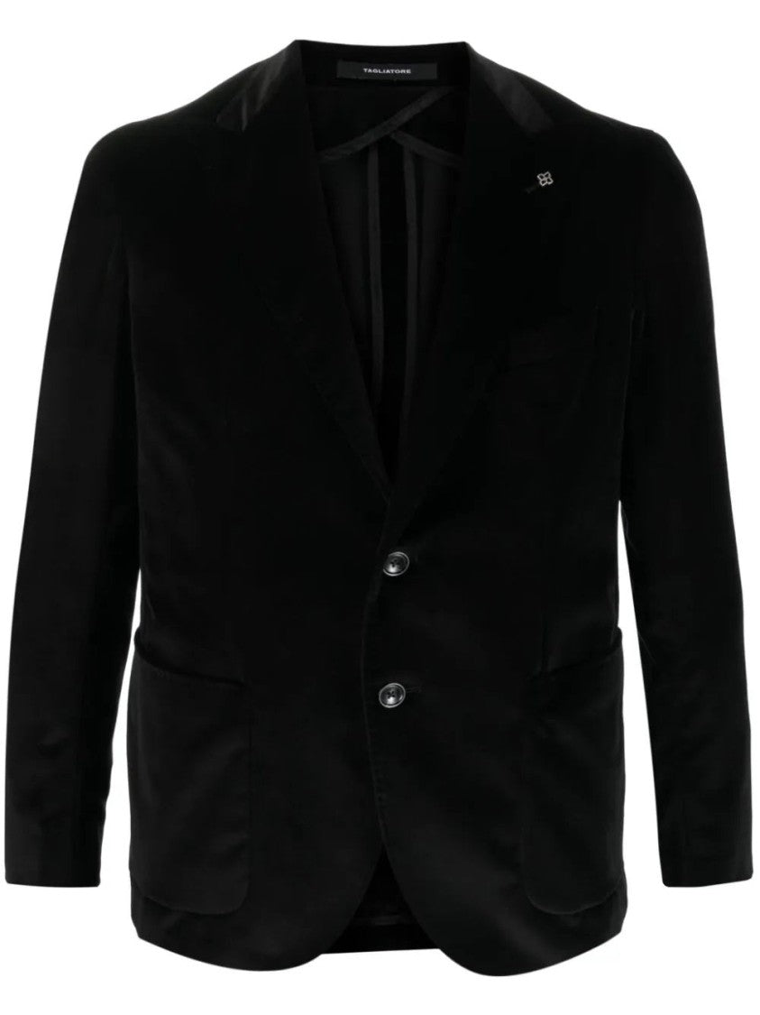 Tagliatore Tailored Single-Breasted Blazer With Notch Lapels