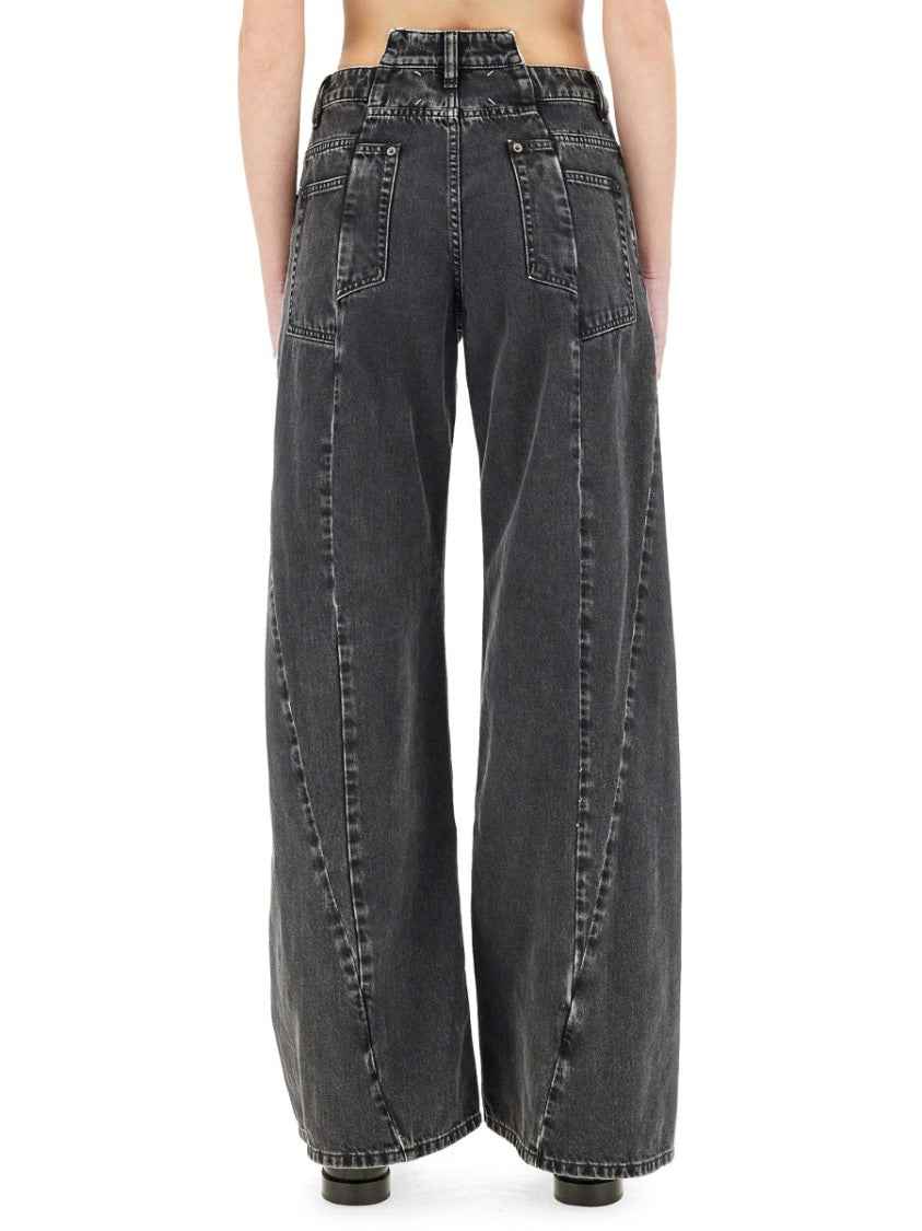 Maison Margiela "Dècortiqué" Palazzo Jeans