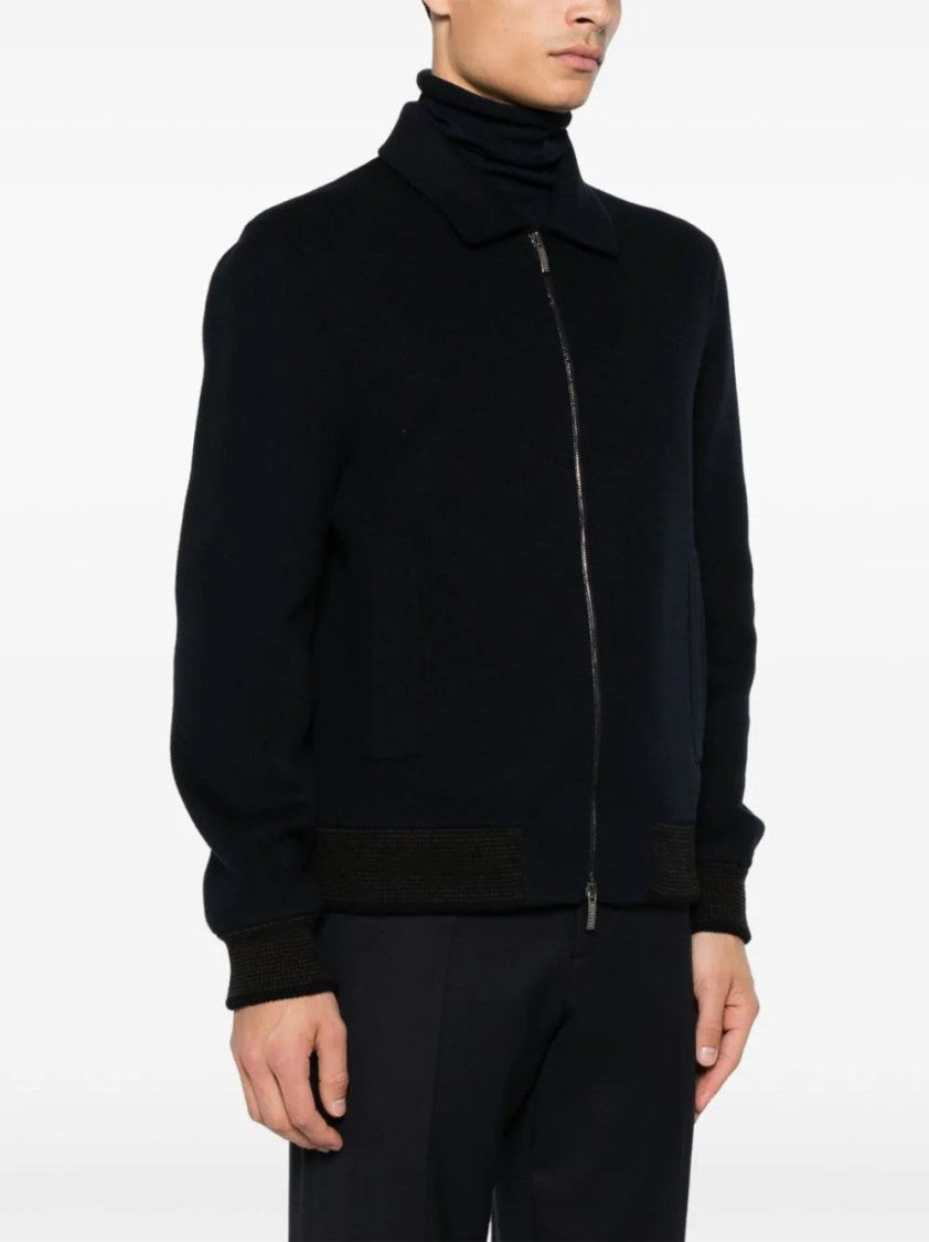 Peserico Zip-Up Bomber Jacket