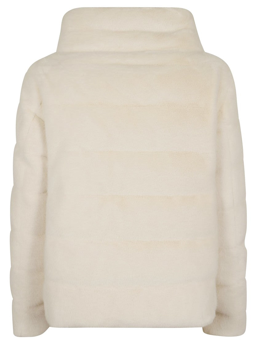 Herno Cropped Quilted Down Coat