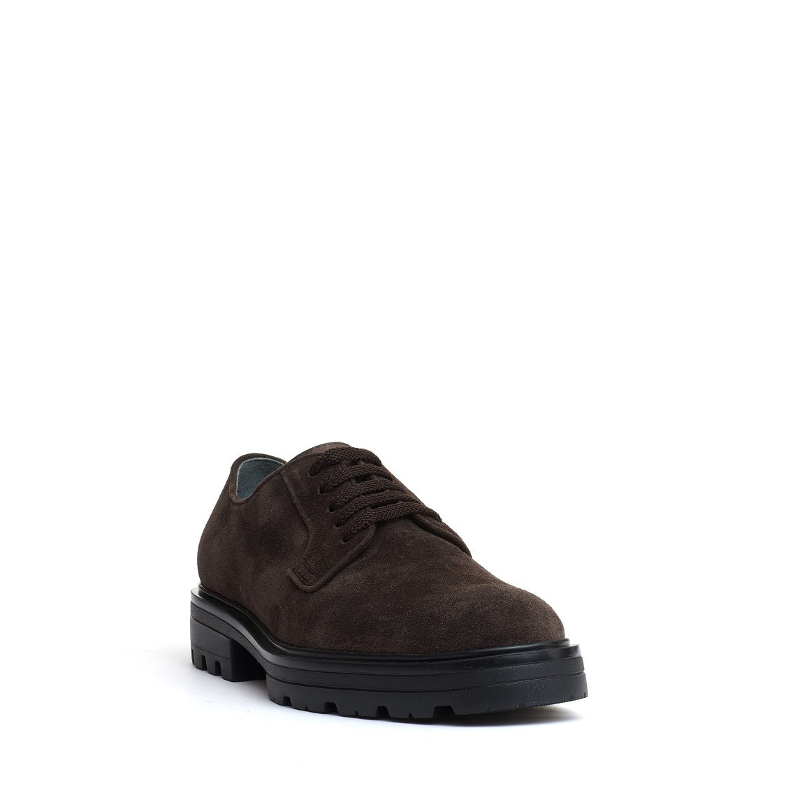 Hogan Stringata Marrone Camoscio Carroarmato