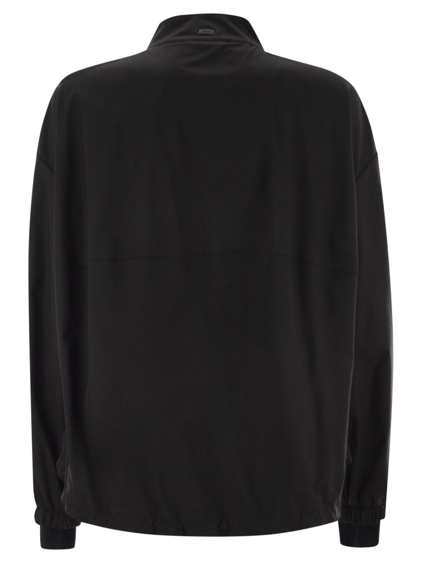 Herno Laminar Bomber Jacket With Zip