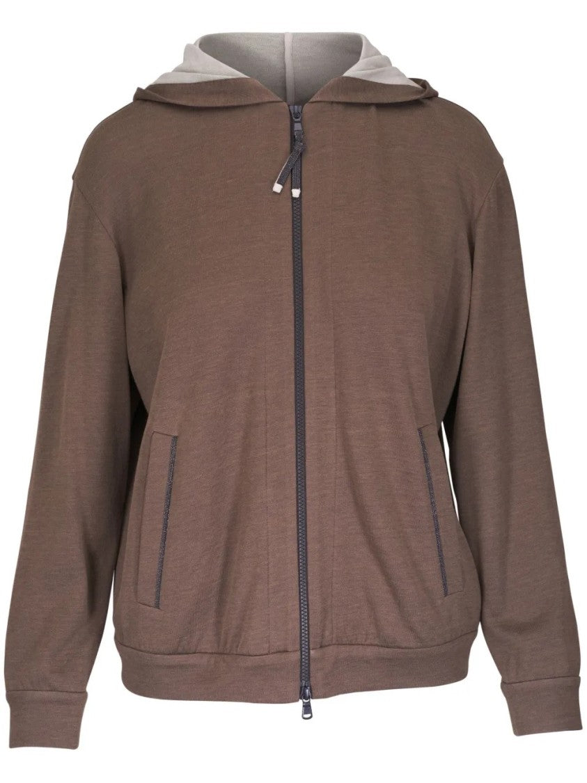 Brunello Cucinelli Relaxed-Fit Cardigan With Full Zipper