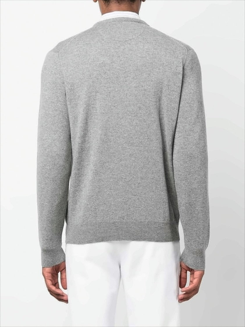 Polo Ralph Lauren Long-Sleeve Wool Crewneck Sweater With Embroidered Logo