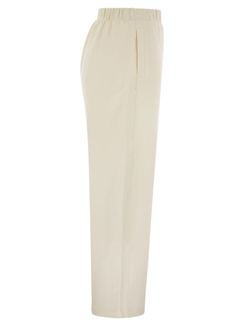 Max Mara Filovia - Silk And Cotton Fleece Trousers