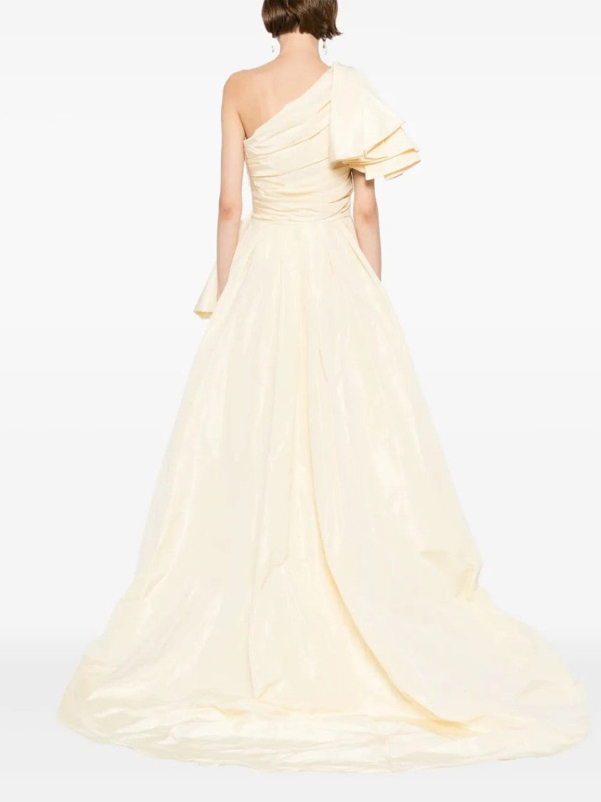 Saiid Kobeisy Aqua Sky Taffeta Evening Dress
