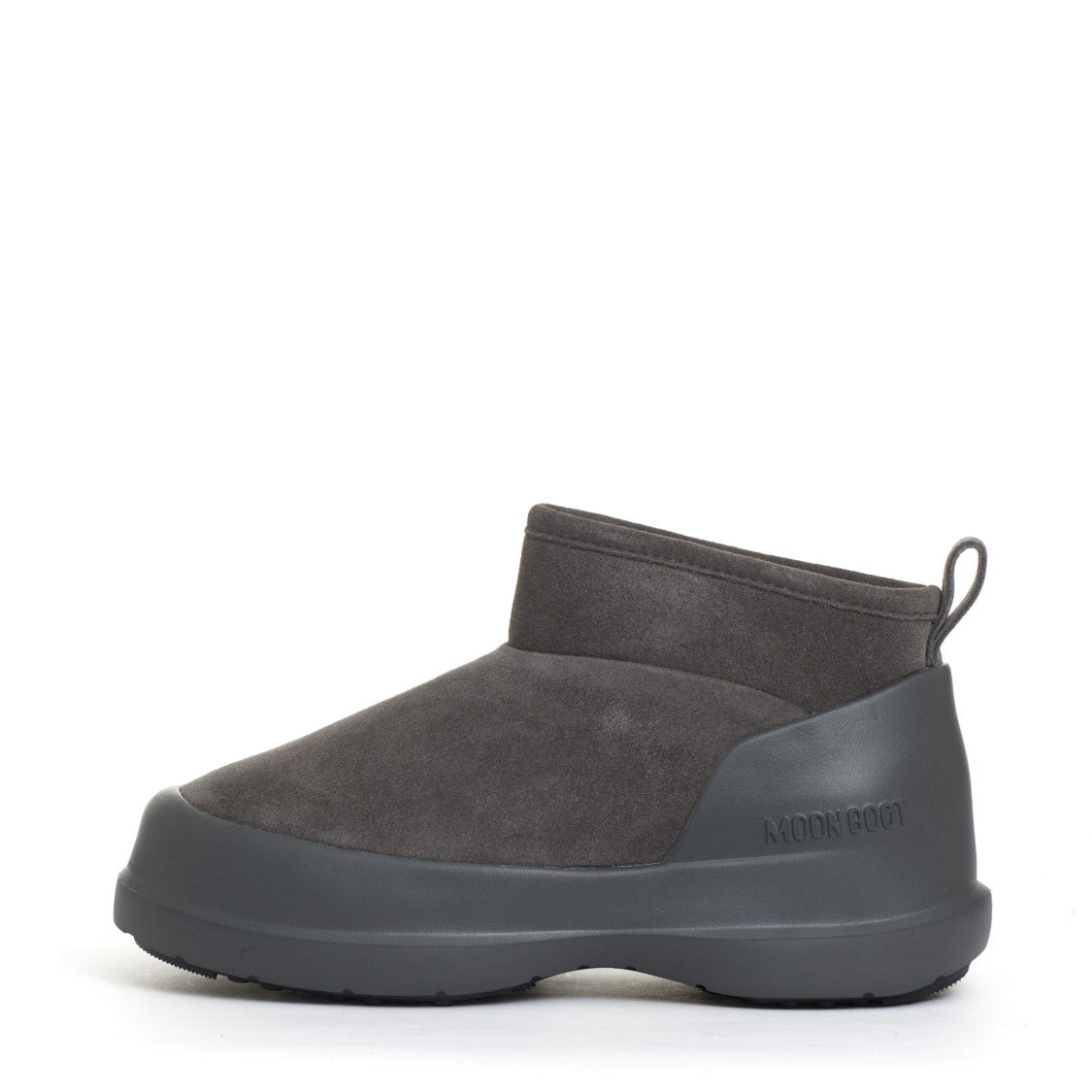 Moon Boot Mb Luna Low Boot In Elegant Antracite With Minimalist Design