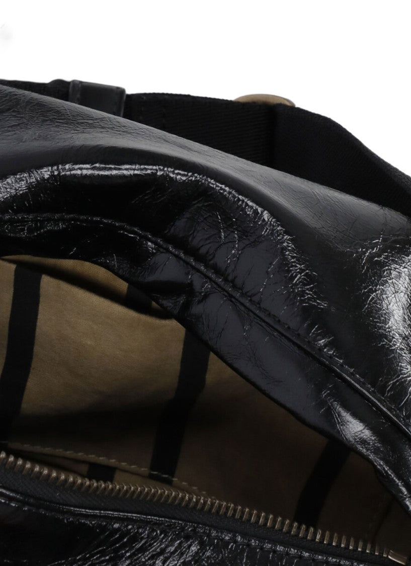 Uma Wang Leather Shoulder Bag
