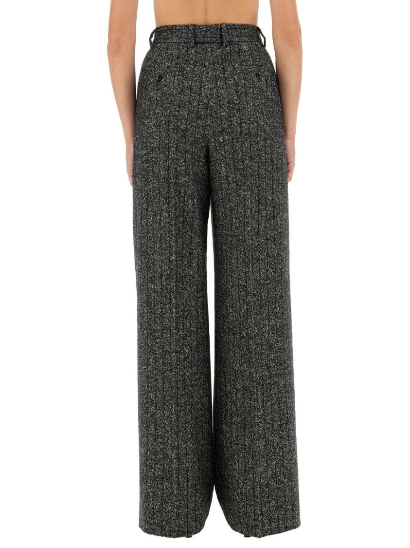 Dolce & Gabbana Striped Wool Pants