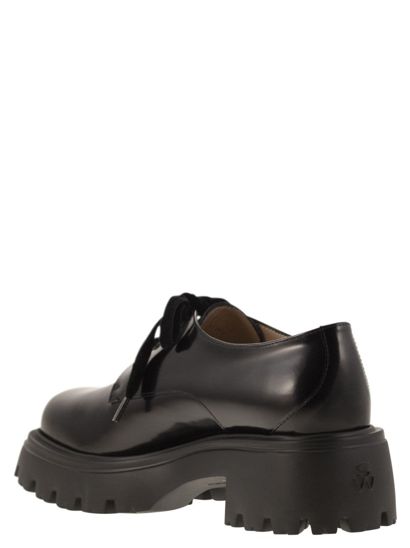 Stuart Weitzman Emerson Derby Black