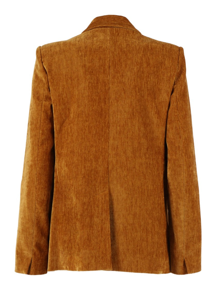 Forte Forte Double-Breasted Double Velvet Jacket