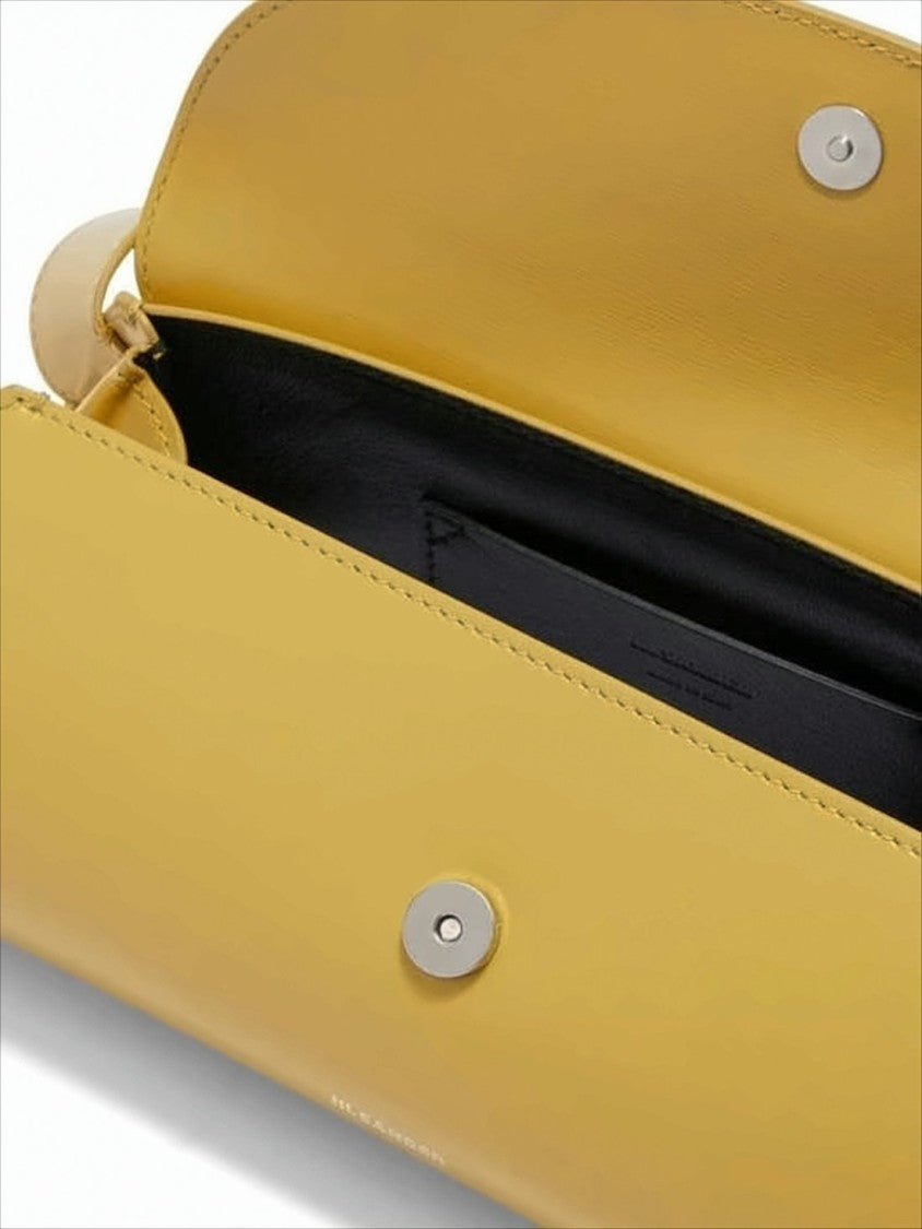 Jil Sander Smooth Calf Leather Shoulder Bag